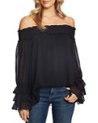 Cece By Cynthia Steffe Smocked Off-the-shoulder Blouse