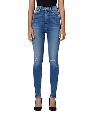 Hudson Jeans Centerfold Extreme High Rise Skinny Jeans In Blue Dust