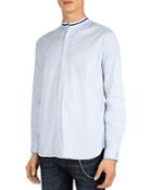 The Kooples Paper Popeline Slim Fit Button-up Shirt
