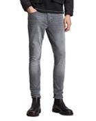 Allsaints Ronnie Skinny Fit Jeans In Washed Grey