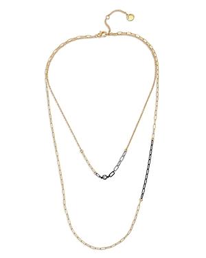 Allsaints Mixed Chain Layered Necklace, 24