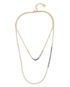 Allsaints Mixed Chain Layered Necklace, 24