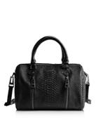 Zadig & Voltaire Sunny Small Snake-embossed Leather Shoulder Bag