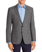 Boss Huge Textured Solid Slim Fit Suit Jacket