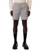 Nn07 Gregor Striped Drawstring Shorts