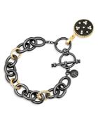 Freida Rothman Chain Link Charm Bracelet
