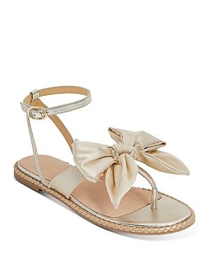 Jack Rogers Women's Heidi Satin Bow Thong Sandals
