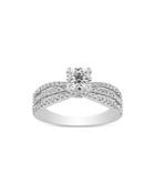 Bloomingdale's Certified Round Cut Diamond Engagement Ring In 18k White Gold, 1.50 Ct. T.w. - 100% Exclusive