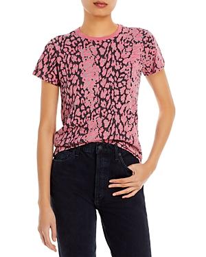 Atm Anthony Thomas Melillo Leopard Print Schoolboy Tee