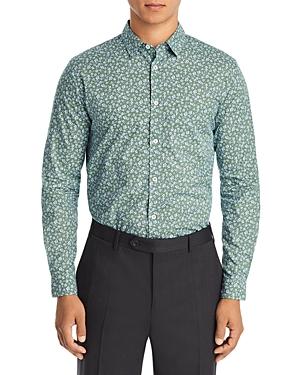 A.p.c. Clement Regular Fit Floral Print Shirt