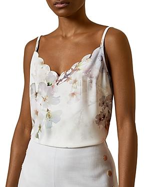 Ted Baker Vanilla Printed Scalloped Cami