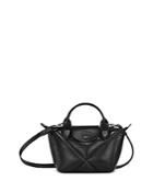 Longchamp Mini Quilted Leather Top Handle Bag