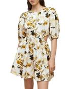 Allsaints Colette Soleil Print Mini Dress