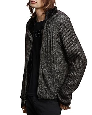 John Varvatos Collection Regular Fit Zip Up Sweater Jacket