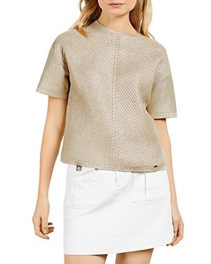 Ted Baker Metallic Knit Top