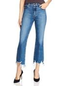 J Brand Julia High-rise Flared Jeans In Wonderland Destruct