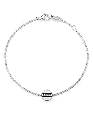 Ippolita Sterling Silver Senso Mini Disc Chain Bracelet With Diamonds