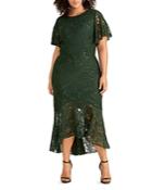 Rachel Roy Plus Margherite Sparkle Lace Midi Dress