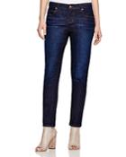 Eileen Fisher Petites Straight Cropped Jeans In Deep Indigo