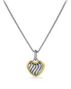 David Yurman Cable Collectibles Heart Charm With Gold