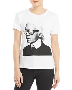 Karl Lagerfeld Paris Embellished Karl Tee