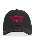 Burberry Horseferry Motif Cotton Twill Baseball Cap
