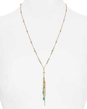 Chan Luu Turquoise Beaded Pendant Necklace, 24