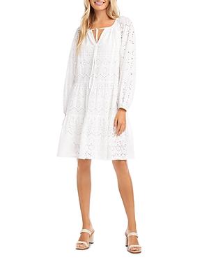 Karen Kane Tiered Eyelet Dress