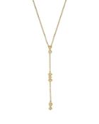 Dana Rebecca Designs 14k Yellow Gold Emily Sarah Yellow Gold Lariat Necklace With Diamonds, 20