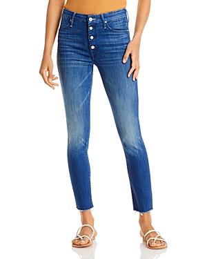Mother The Pixie Ankle Frayed Jeans In Second Thyme Around