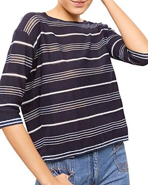 Gerard Darel Ella Metallic Stripe Sweater