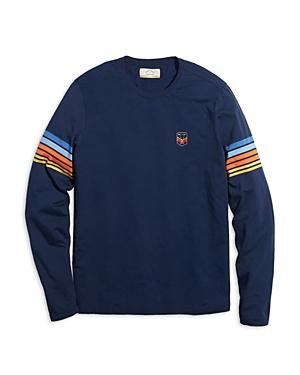 Marine Layer Striped Sleeve Crewneck Tee