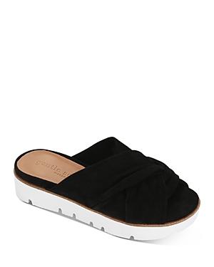 Gentle Souls By Kenneth Cole Women's Lavern Woven Slide Sandals