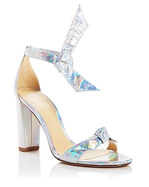 Alexandre Birman Women's Clarita Ankle Tie High Block Heel Sandals