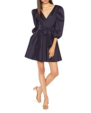Likely Hana Tie Waist Puff Sleeve Dress