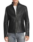 Boss Nokam Leather Zip-front Jacket