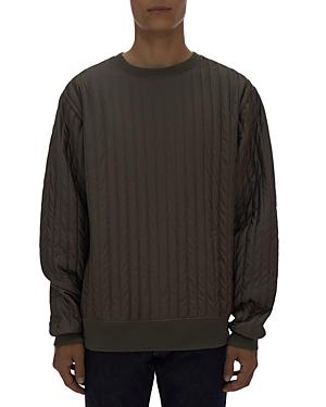 Helmut Lang Sheer Quilted Sweatshirt