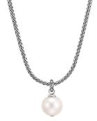 John Hardy Sterling Silver Classic Chain Cultured Freshwater Pearl Pendant Necklace, 18 + 2 Extender