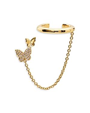 Nadri Danya Butterfly Chain Ear Cuff