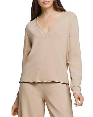 L'agence Helena V Neck Sweatshirt