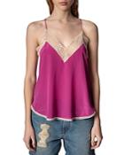 Zadig & Voltaire Christy Lace Trim Camisole