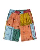 Marcelo Burlon Bandana Print Shorts