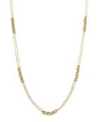 14k Yellow Gold Chain Link Rolo Station Necklace, 28 - 100% Exclusive