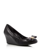 Cole Haan Tali Grand Bow Wedge Pumps