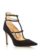 Sam Edelman Hayes T-strap Pointed Toe Pumps