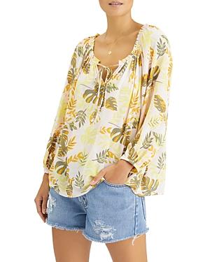 Sanctuary Drifter Tropical Print Blouse