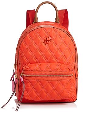 Tory Burch Perry Mixed-stitch Nylon Backpack