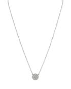 Aqua Pave Circle Pendant Necklace, 16 - 100% Exclusive