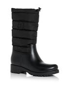 Moncler Women's Ginette Channel-quilted Rain Boots