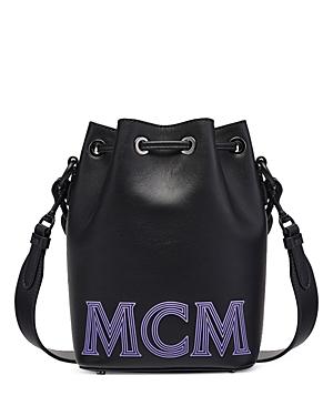 Mcm Drawstring Bucket Bag